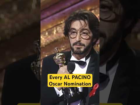 Every Al Pacino #Oscar Nomination And Winning Speech (From ‘The Godfather’ & Beyond) #shorts