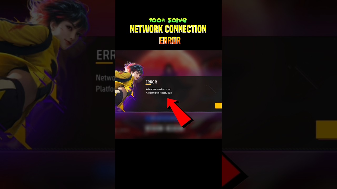 Fix Free Fire Max Network Error ⚙️