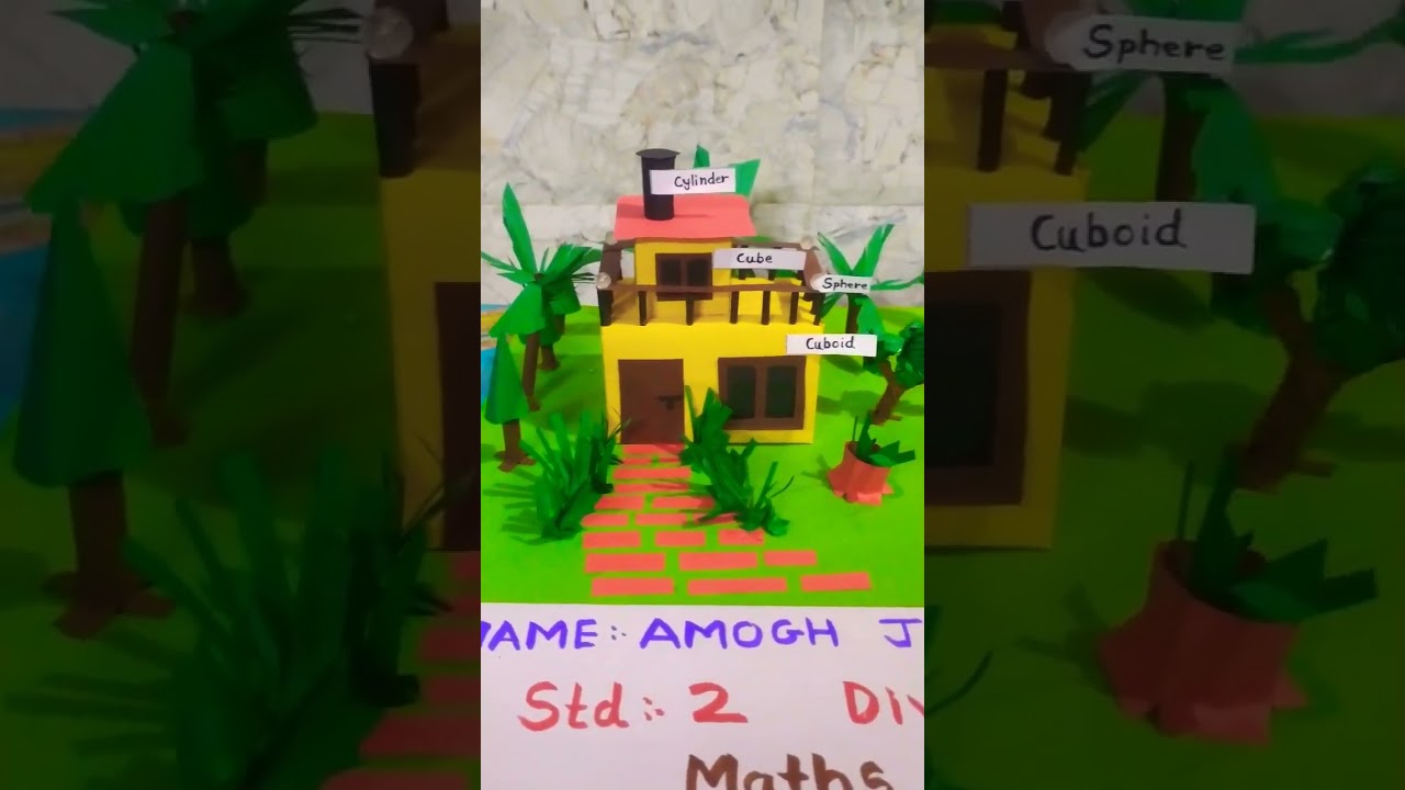 Engaging 3D Shapes Model for School Maths Project 🏫