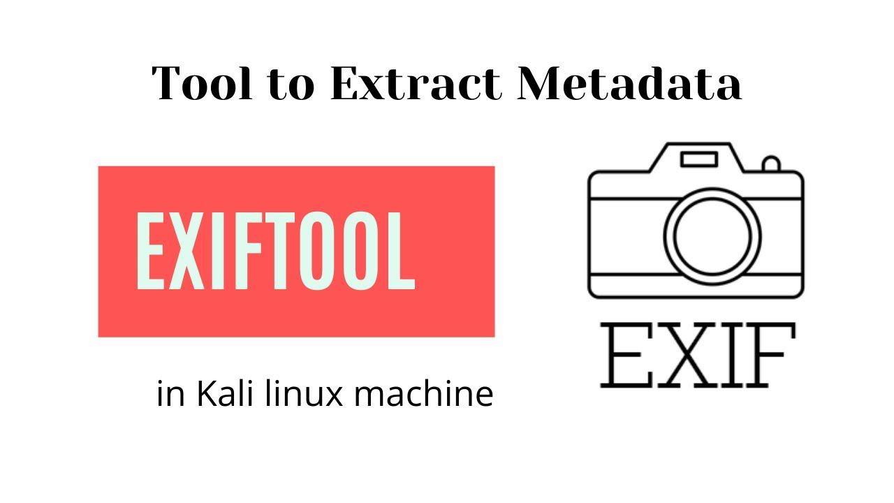 ExitTool: Extract Metadata from Files ๐
