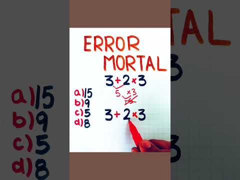 Error Mortal #youtubeshorts #mathematica #youtube #maths #matematica #matemática