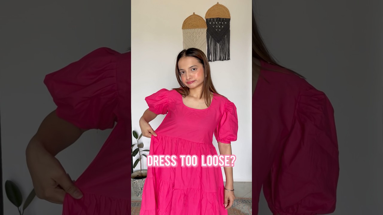 Quick Fixes for Loose Dresses: Look Perfect Every Time ✨