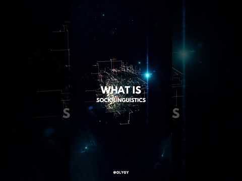 What is sociolinguistics | #studyarea #study