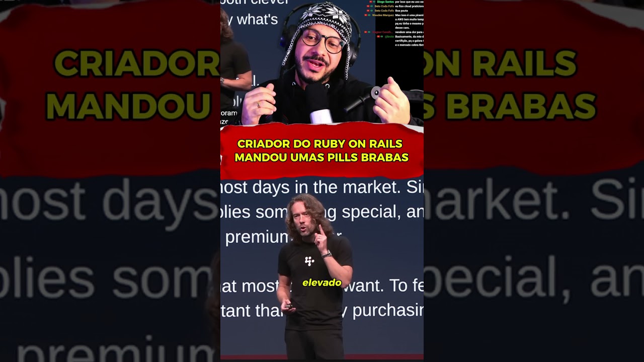 DHH, criador do Ruby on Rails, critica a indústria da complexidade 🚀