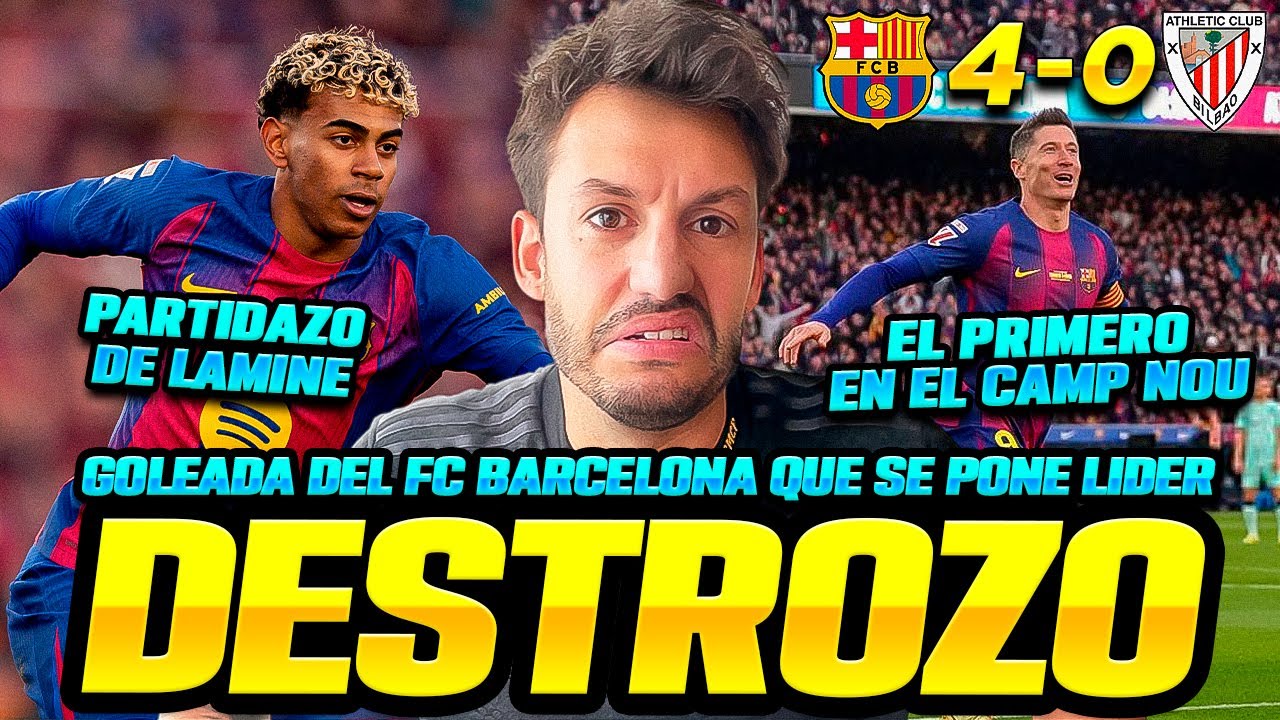 Barça 4-0 Athletic: Lamine Yamal Stars 🌟