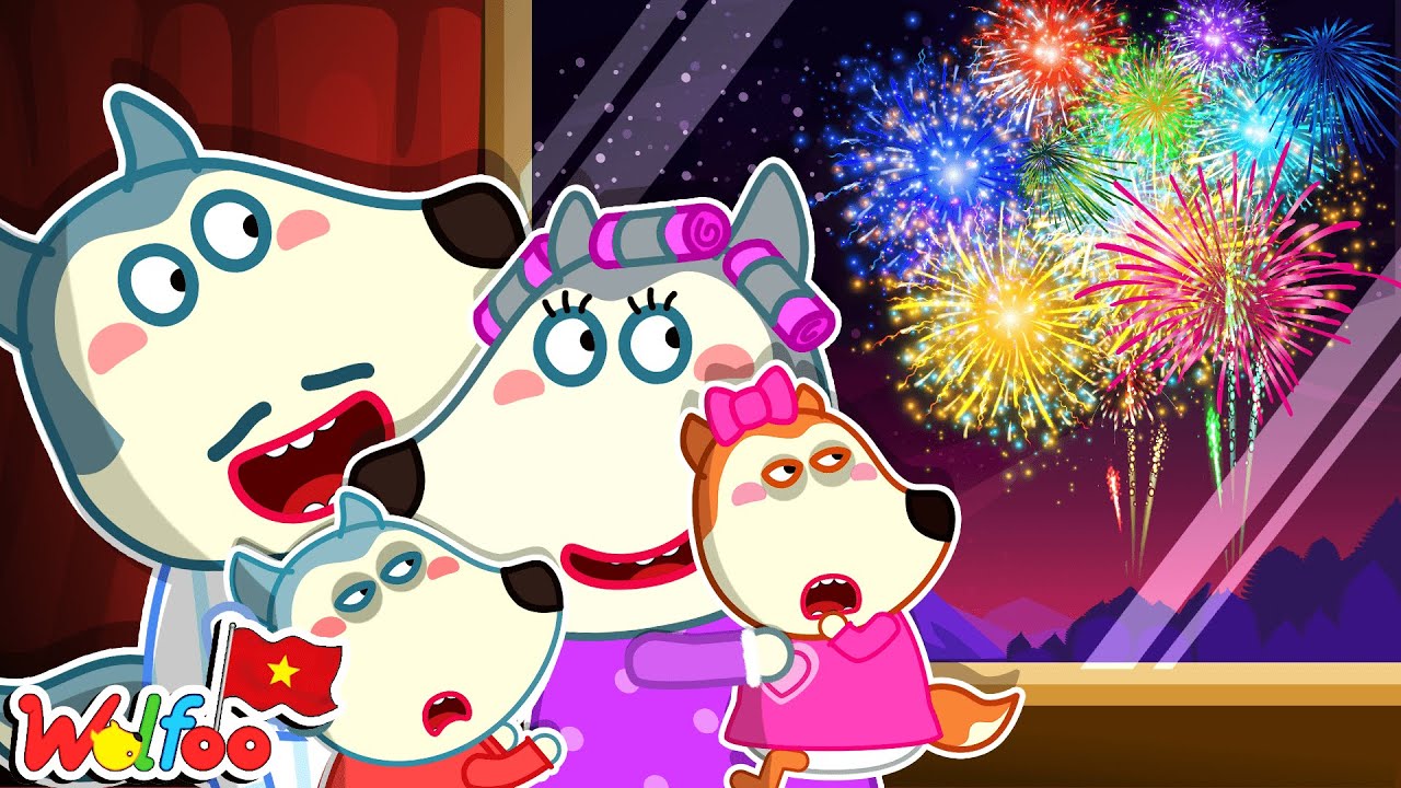 Chào Năm Mới Hài Hước cùng Gia Đình Wolfoo 🎉 | Hoạt Hình Vui Nhộn Tiếng Việt