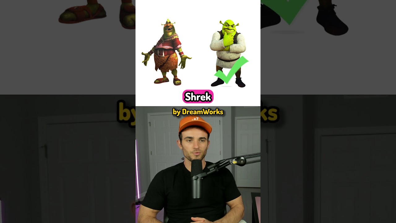 Original vs. Current Character Designs 🎨