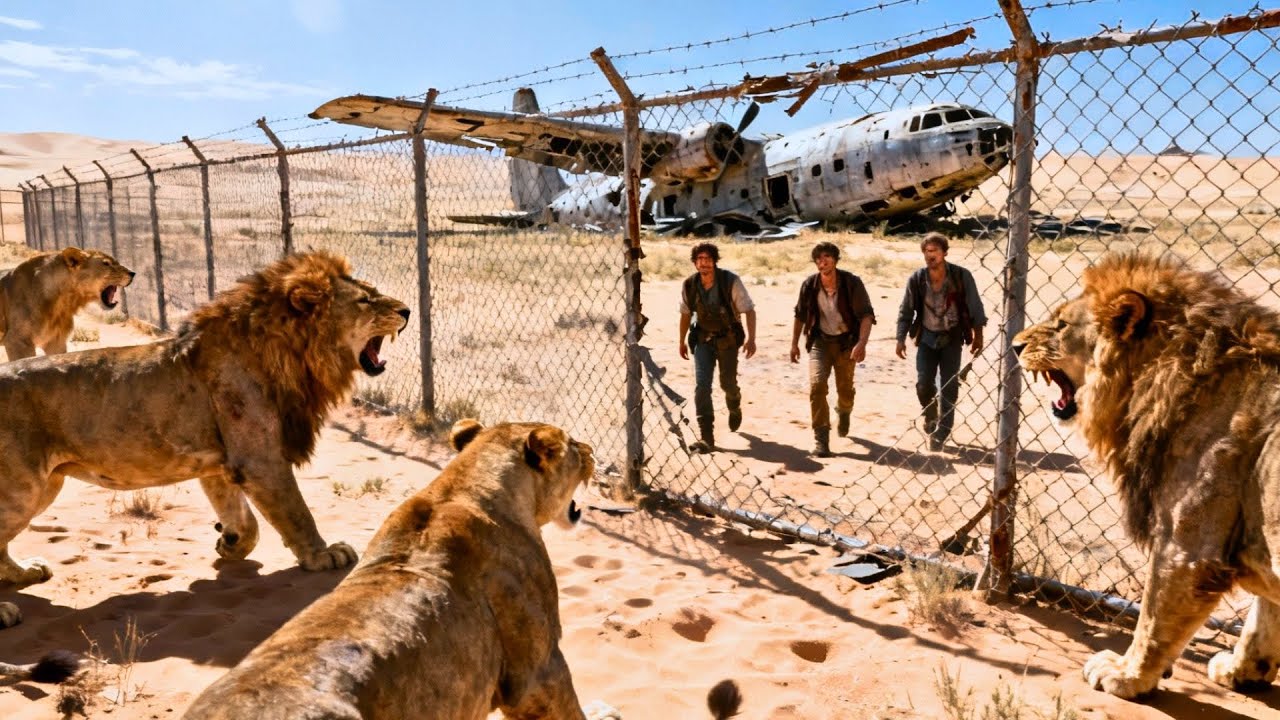 مغامرة مثيرة: طائرتهم تتعرض للسقوط في محمية أسود نادرة ⚠️