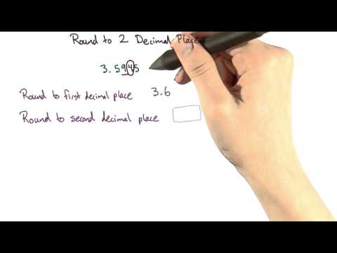 Round to 2 decimal places - Intro Algebra Review