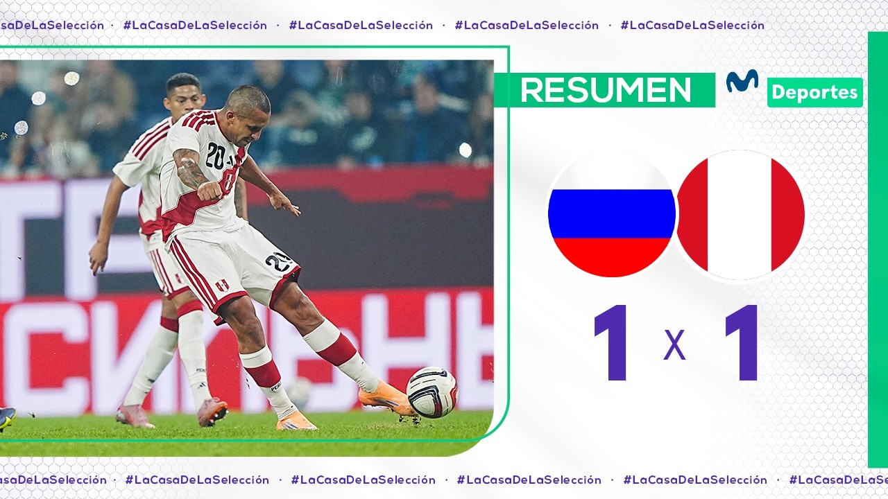 Resumen y Goles del Partido Rusia vs Perú 1-1 en San Petersburgo ⚽