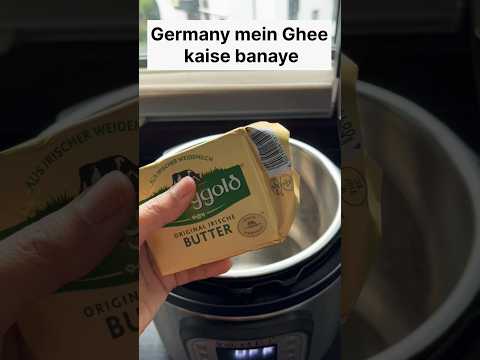 How to make ghee at home using Unsalted butter in germany #viral #germany #expat #ghee #homemade