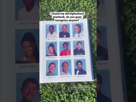 Found my old highschool yearbook, do u guys recognize anyone ⁉️