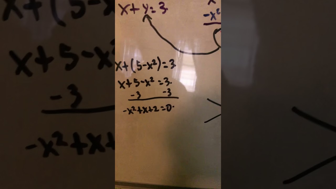 Quick Guide: Solving a Quadratic System with Two Solutions ✨