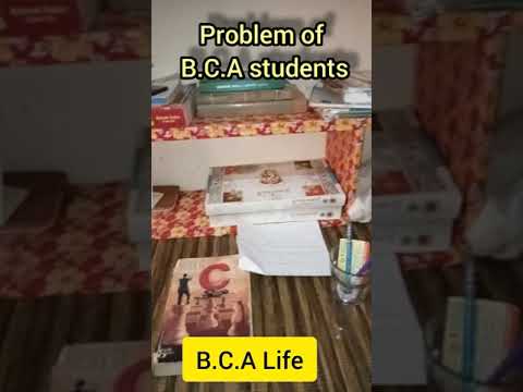 Life of B.C.A students #motivation #short #bca #problems