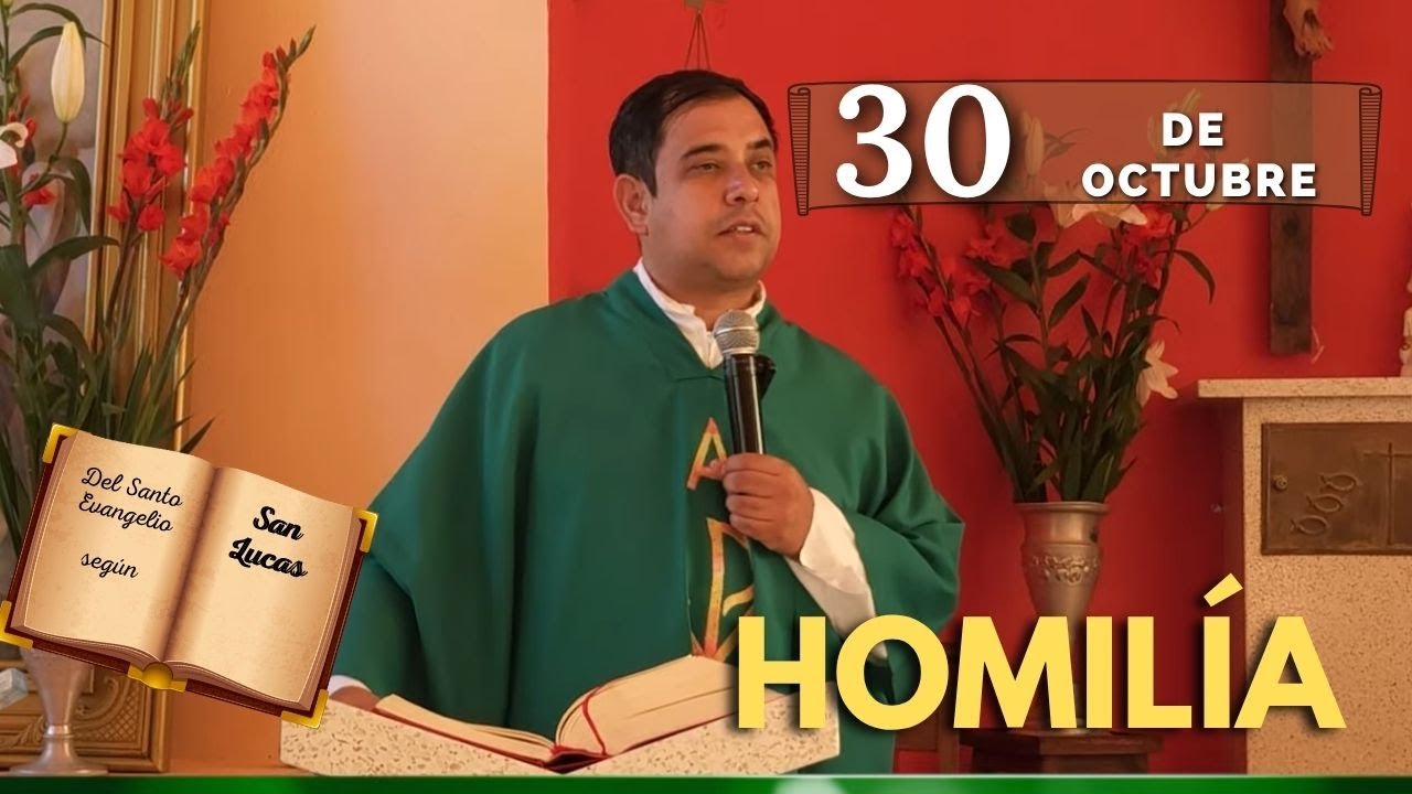 Reflexión del Evangelio del Jueves 30 de Octubre 2025 con Padre Arturo Cornejo ✝️