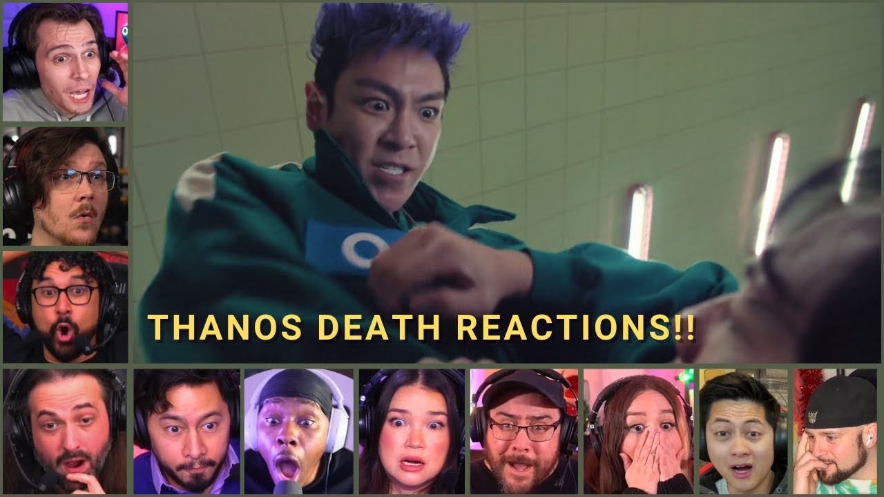 Reactors Reacting To Thanos Death | Squid Game Season 2 Episode 6 Reaction Mashup