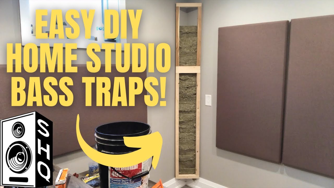 DIY Easy Bass Traps for Your Home Studio 🎶