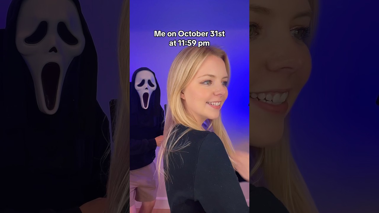 My Funny Transformation from October 31st to November 1st 🎃➡️ November 1st