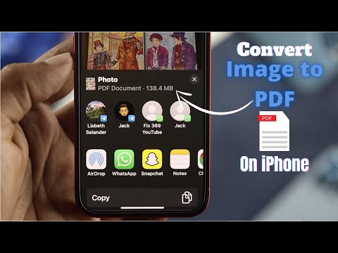 How to: Convert Image to PDF on iPhone! [JPG to PDF]