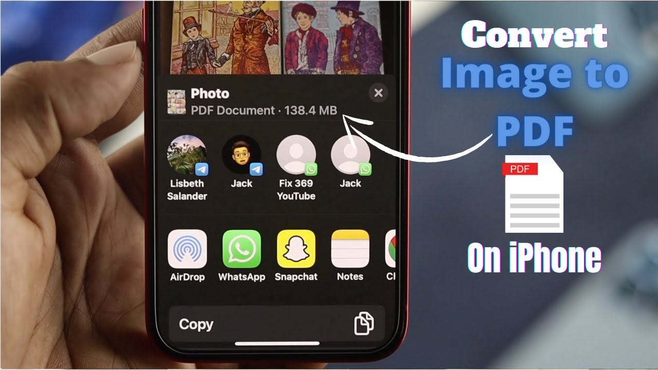 How to Convert JPG Images to PDF on iPhone