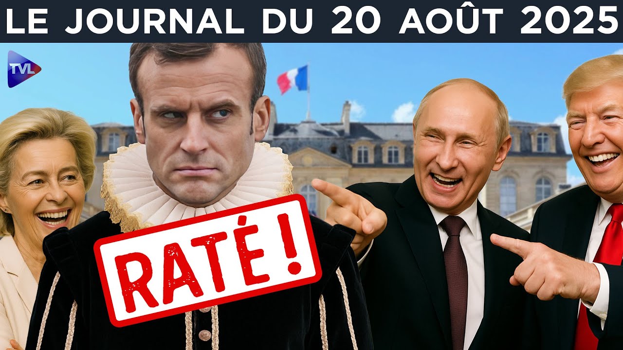 Macron, le pion dans la farce ukrainienne ? 🇫🇷 Analyse du JT du 20 août 2025