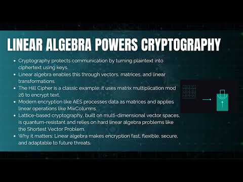 linear algebra in cryptography - rhea mordani p5