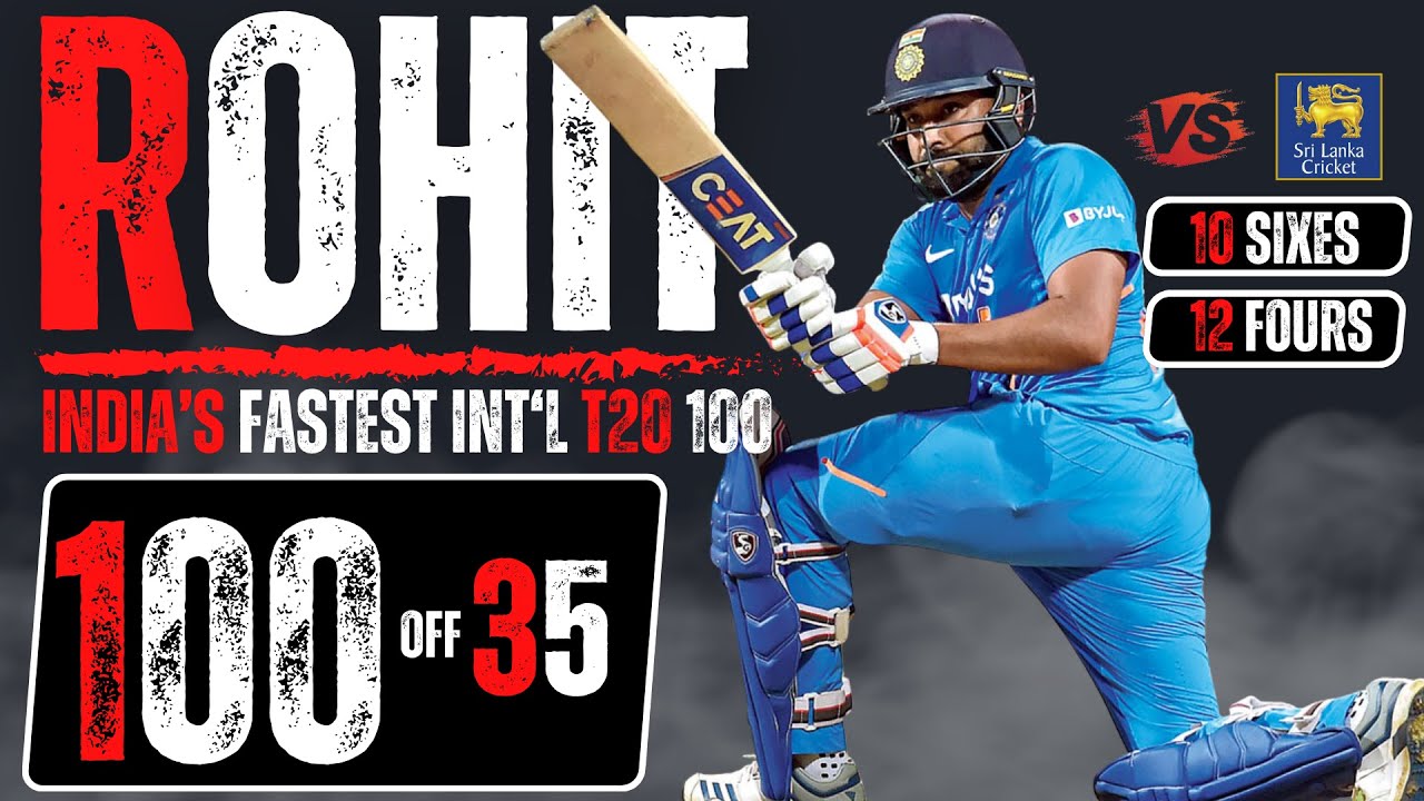 Rohit Sharma Shatters Records with Blazing 35-Ball Century in Indore 🏏