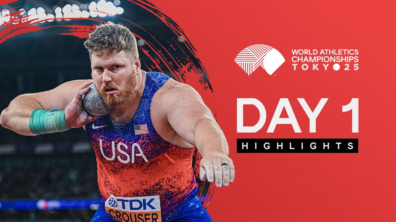 Day 1 Highlights from World Athletics Championships Tokyo 25 🏃‍♂️