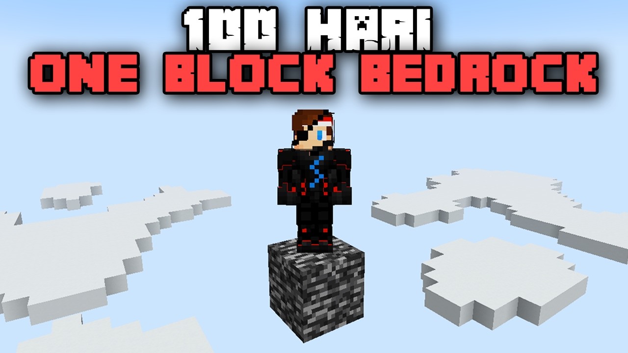 100 Hari di Dunia ONE BLOCK Bedrock 🪨