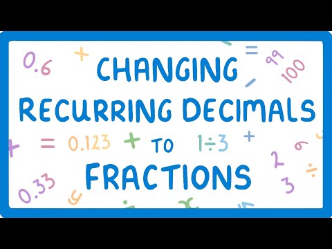 How to Convert Recurring Decimals to Fractions (Proportions Part 6/6) (2026/27 exams)