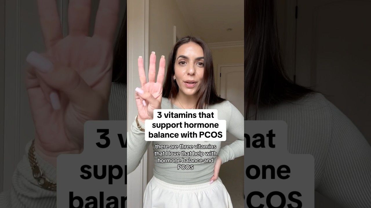 3 Vitamins to Balance Hormones & Manage PCOS 🌿