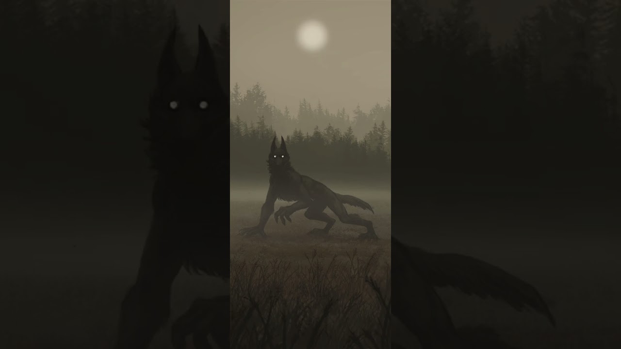 Scary Wolf Howling in the Wild 🐺