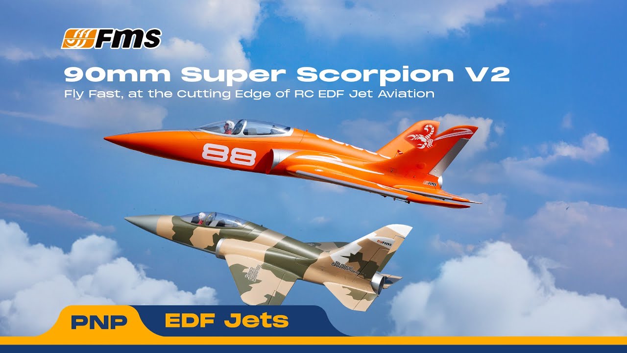 Pre-Order the FMS 90mm Super Scorpio V2 Jet ✈️