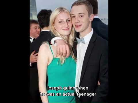 Joseph Quinn when he was an actual teenager