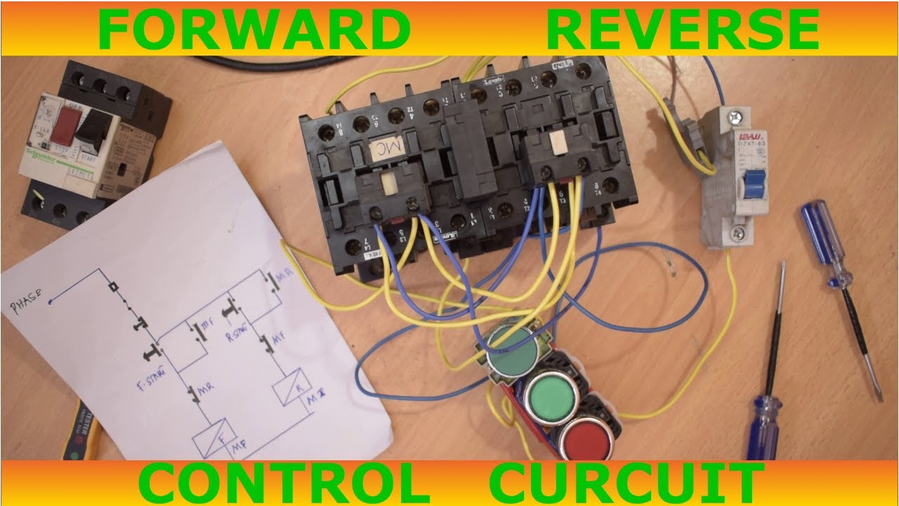 Forward & Reverse Motor Control Wiring ⚙️