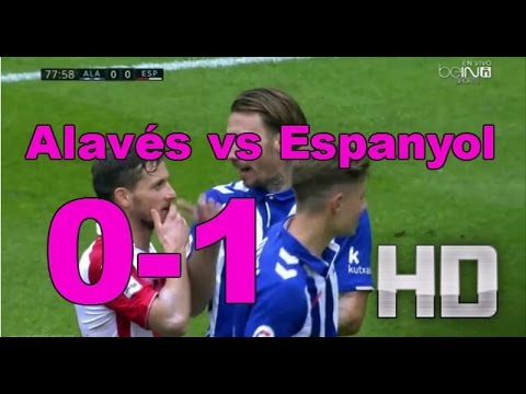 Resumen Alavés vs Espanyol 0-1/Todos los Goles y Mejores Jugadas 20/11/16 HD