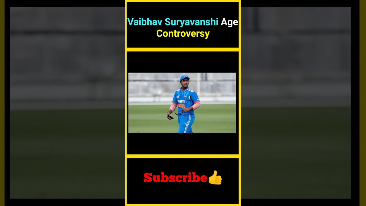 Vaibhav Suryavanshi Age Controversy 🕵️‍♂️