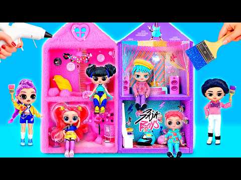 We Build Amazing Doll House for Huntrix and Saja Boys! 12 DIYs