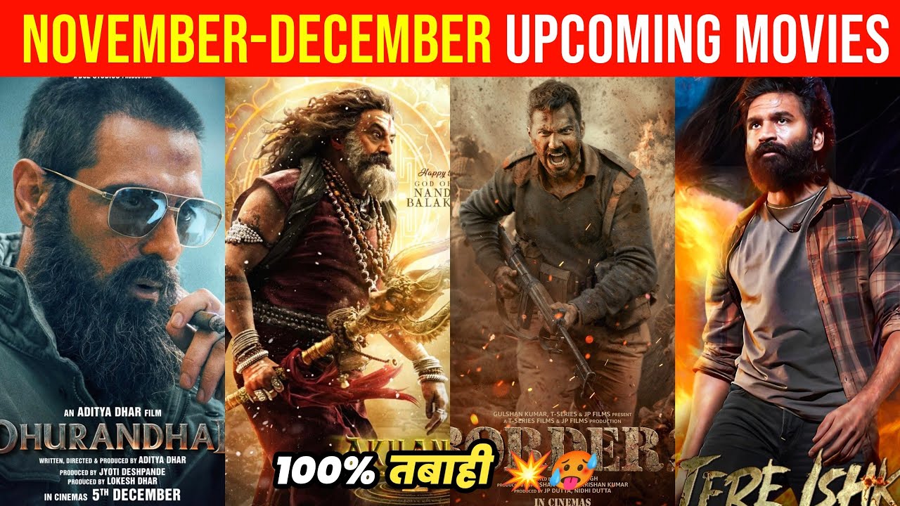 Top 10 Upcoming Movies Nov-Dec 2025 🎬