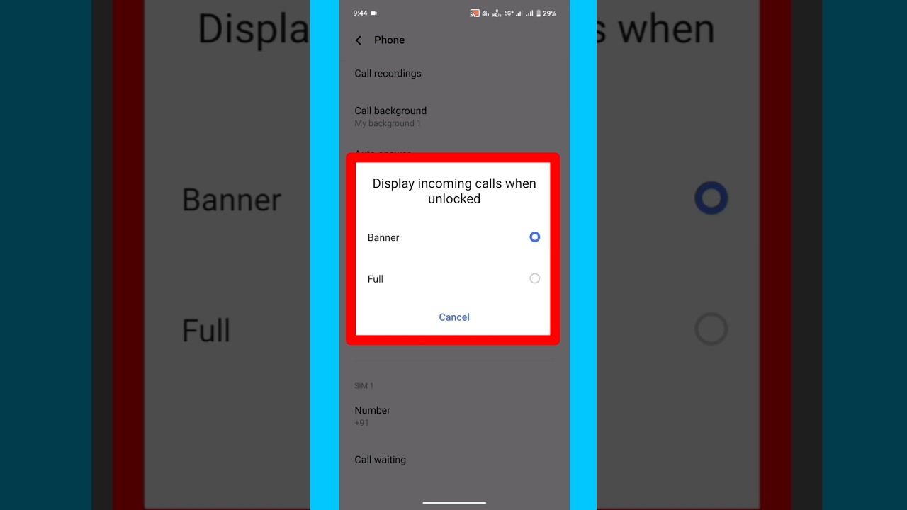Vivo Phone: Show Incoming Calls When Unlocked π±