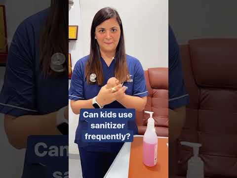 Is it safe for children to frequently use hand sanitizer? | Dr Rubal Jain | Nagpur