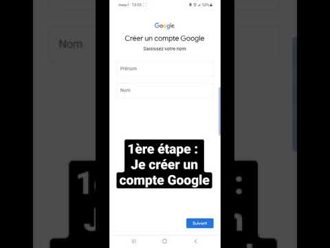 #1 Créer un compte Google