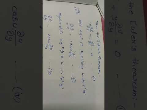 #bsc first year math 👍👍#Euler's theorem based important question part 2