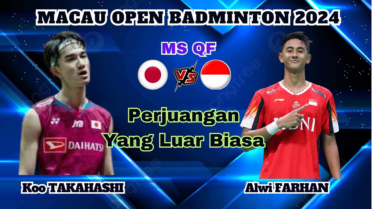 Macau Open 2024 QF: Farhan vs Takahashi 🏸