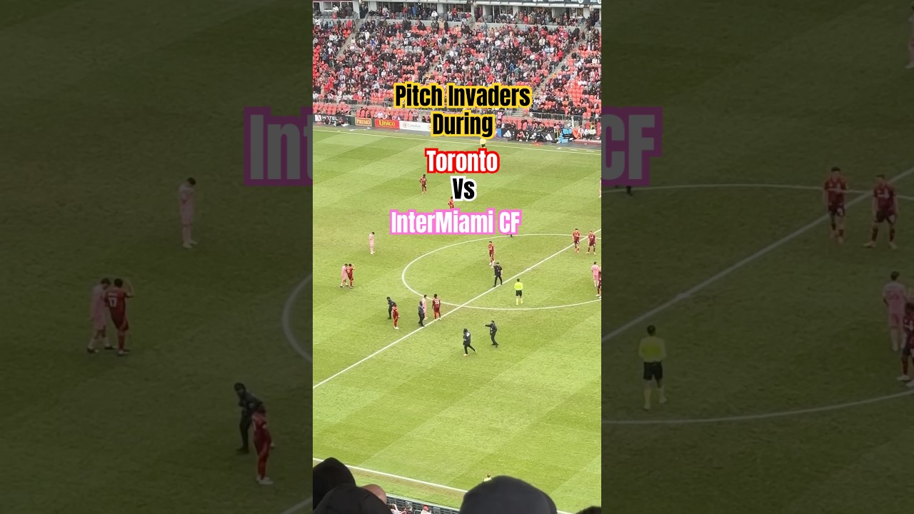 2 Double Pitch Invaders at Toronto FC vs Inter Miami ⚽