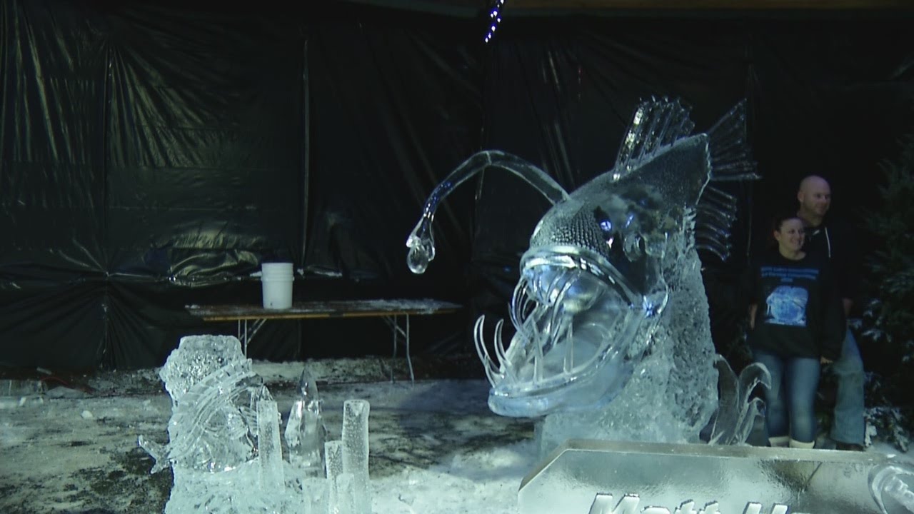 Spectacular Ice Art at the Great Lakes International Ice Carving Competition ❄️