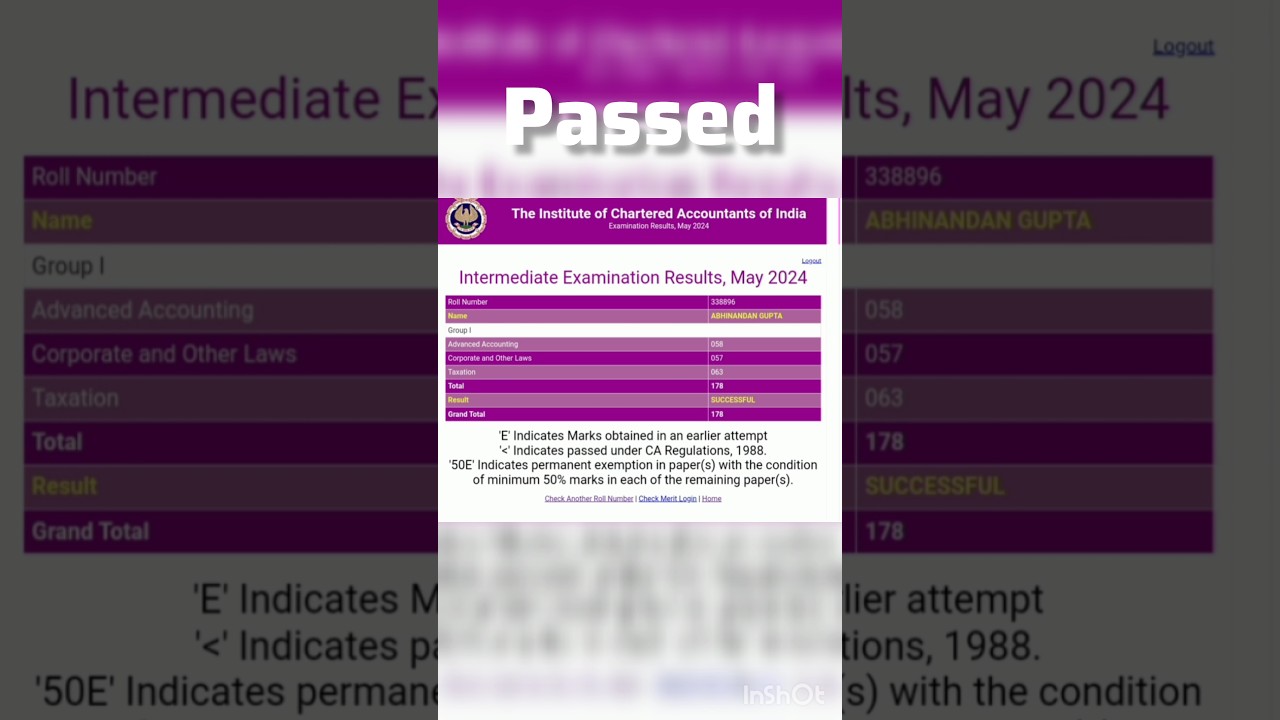CA Exam Results Out! 🔥 Check Your Status Now