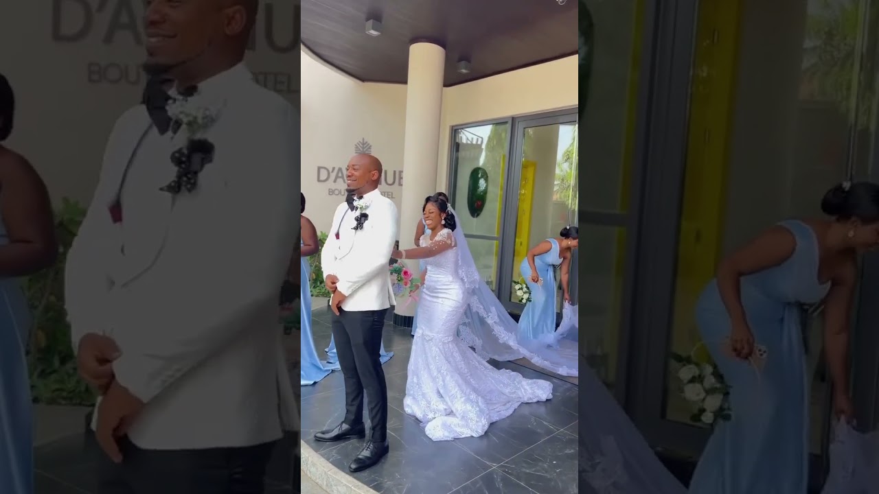 Groom's Heartwarming Reaction 🤩