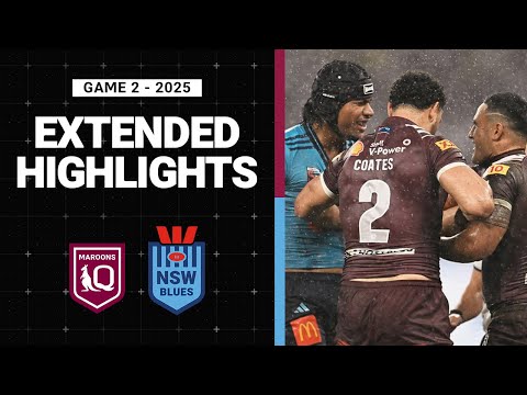 2025 State of Origin | Extended Highlights | Maroons v Blues | Game 2