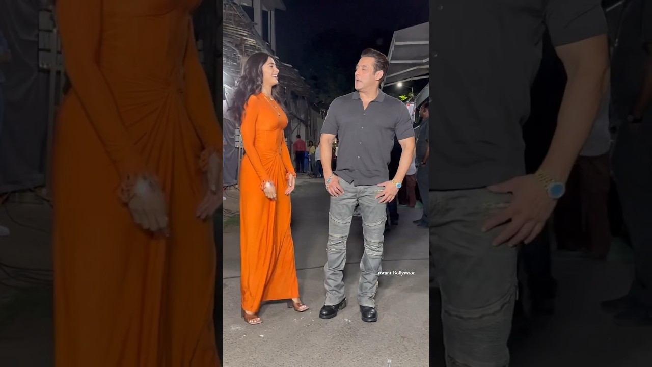 Salman Khan & Pooja Hegde Spotted Together on The Kapil Sharma Show 🎬